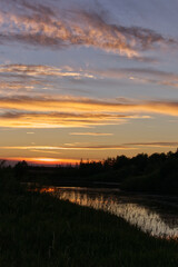 Summer Sunset at Pylypow Wetlands