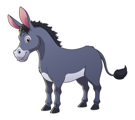 Donkey Cartoon Animal Illustration