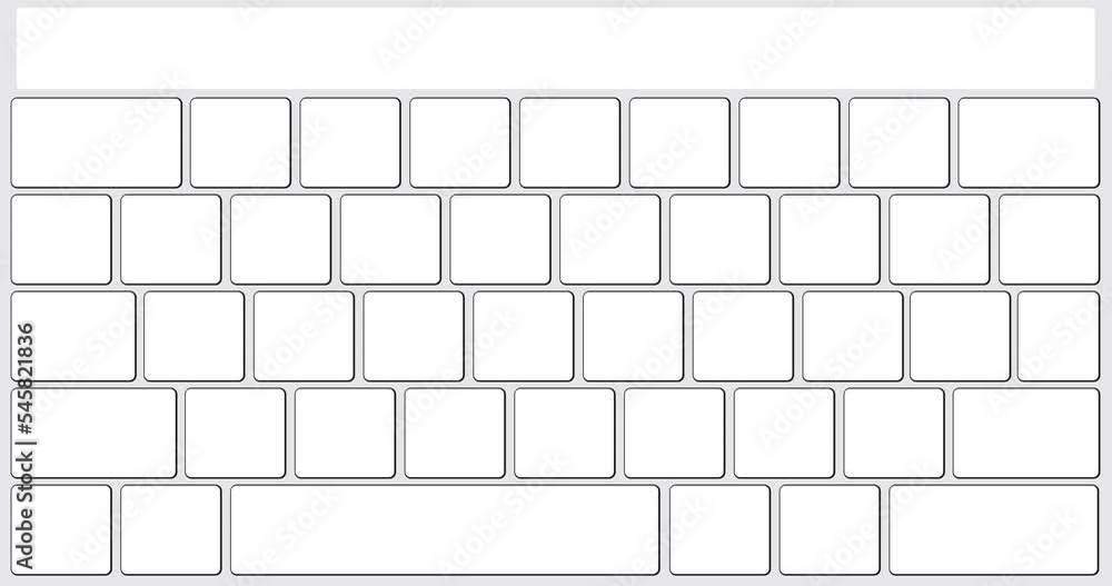Poster writing the number 2023 on white computer keyboard. close-up of an electronic computer device part, 