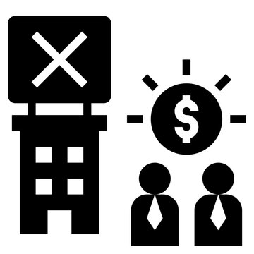compensation glyph style icon