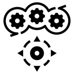 control glyph style icon