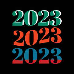 HAPPY NEW YEAR T-SHIRT DESIGN 2023