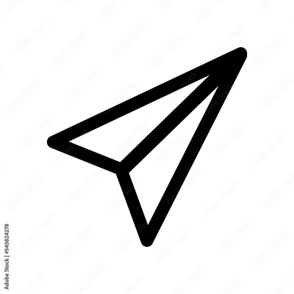 Poster Send message icon design for computer and digital technology theme