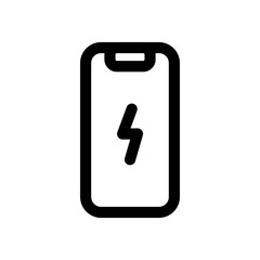 Phone charge icon design for future technology and environment issue