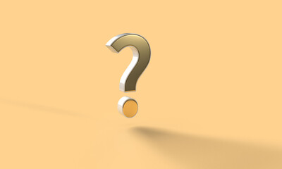 question mark ? symbol faq icon concept idea problem sign confusion answer information document golden yellow design research why business quest reply info marketing message think ask support advice 