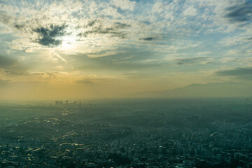 神奈川県横浜市みなとみらいの都市風景