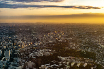 神奈川県横浜市みなとみらいの都市風景