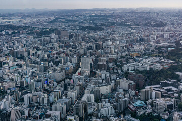 Fototapeta premium 神奈川県横浜市みなとみらいの都市風景