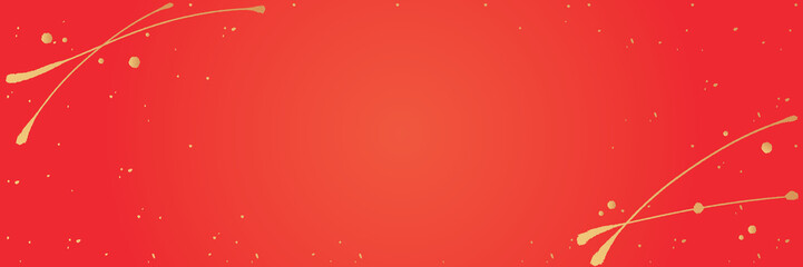 赤いシンプルな和柄背景