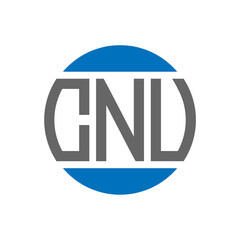 CNV letter logo design on white background. CNV creative initials circle logo concept. CNV letter design.