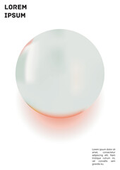 Vector Gradient Colorful Cover. Holographic Abstract Background Poster Design Template.