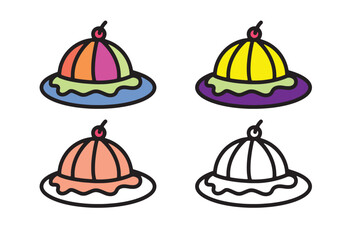 Set of Handdrawn christmas cartoon vector illustration. christmas doodles clipart design. Vector set of holiday icons: sweater, Christmas ornaments, gingerbread cookies, candles, gift, snowman. Kids i