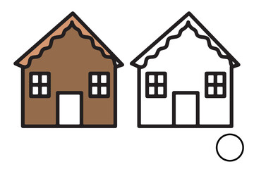 Set of Handdrawn christmas cartoon vector illustration. christmas doodles clipart design. Vector set of holiday icons: sweater, Christmas ornaments, gingerbread cookies, candles, gift, snowman. Kids i