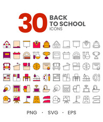 Back To School Icons