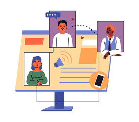 Online education, study with teammates in web