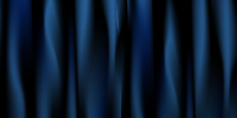 Dark blue background abstract wavy elements for presentation background design.