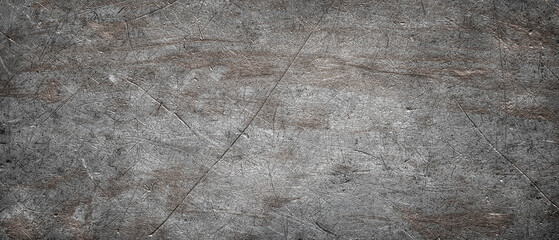 Old scratched metal texture background - obrazy, fototapety, plakaty