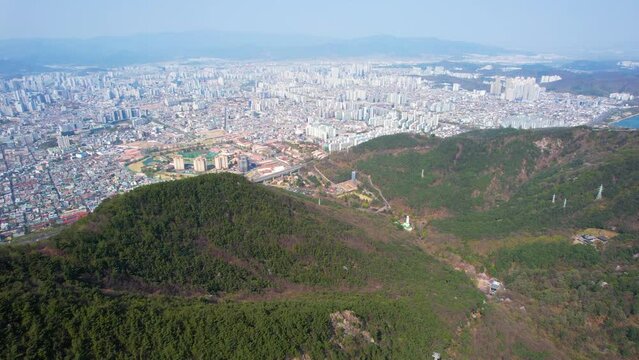 대구 앞산, 드론, 항공, 앞산