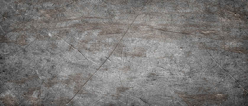 Old scratched metal texture background