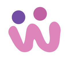 Abstract trendy shape in naive style for design element