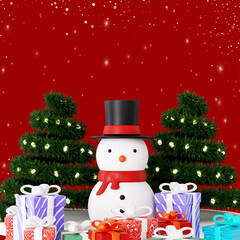 Christmas 3d background