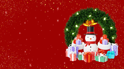 Christmas 3d background