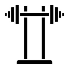 Barbell Glyph Icon