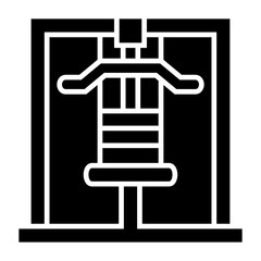 Gym Machine Glyph Icon