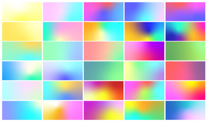 Big set of gradients. 