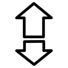 Arrows Direction Exchange Navigation Opposite Pointer Icon