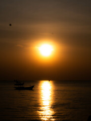 Fototapeta premium sunset on the sea