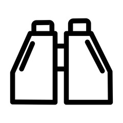 Binoculars Search Spyglass Telescope Vision Icon