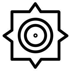 brightness bulb electricity high light icon