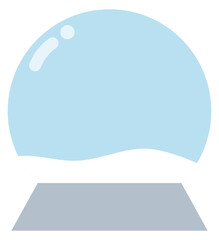 Christmas snow globe