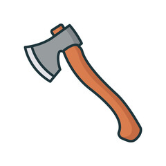 axe icon vector design template in white background