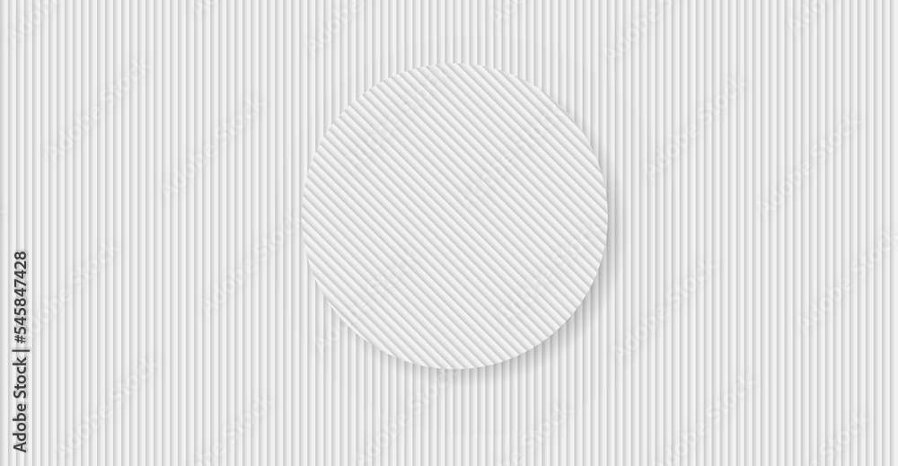 Poster minimal abstract white background, vector lines pattern design