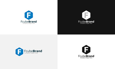 Fcube Brand F Letter Logo
