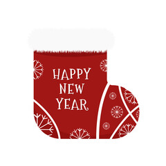 red christmas stocking