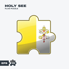 Holy See Flag Puzzle