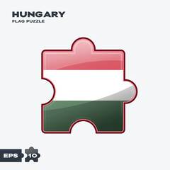 Hungary Flag Puzzle