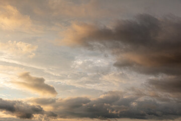 Fototapeta premium Clouds in the sky at sunset