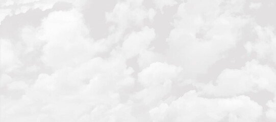 Gray sky sunlight fluffy clouds silver tone color