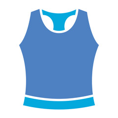 Tank Top Glyph Two Color Icon