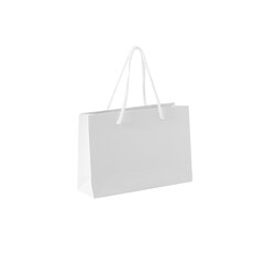 White shopping bag cutout, Png file