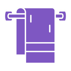 Towel Multicolor Glyph Icon
