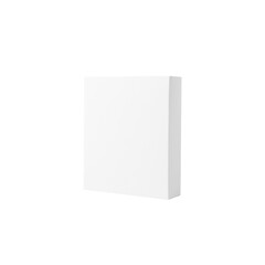 White box mockup cutout, Png file.