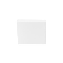 White box mockup cutout, Png file.
