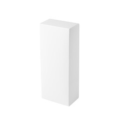 White box mockup cutout, Png file.