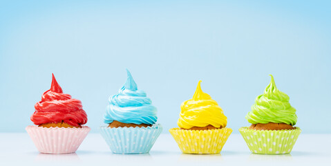 Colorful cupcakes
