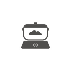 kitchen tools icon vector